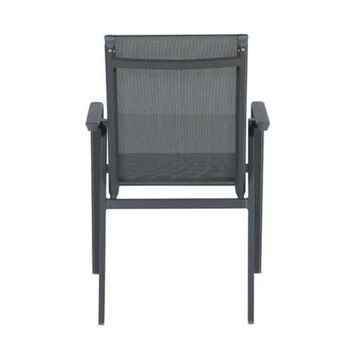 Gala dining fauteuil - carbon black - antraciet