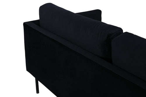 BRAM Bank Rowen - Zits Bank - Zwart Velours