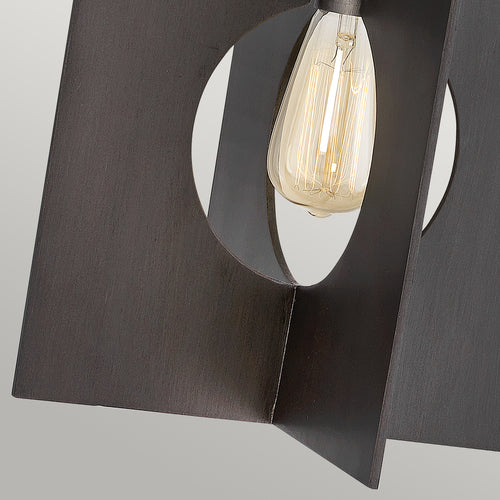 Ludlow Lisa McDennon by Hinkley 1 hanglamp geborsteld grafiet