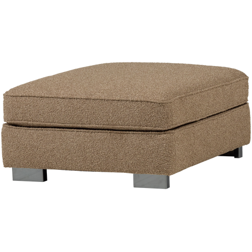 vtwonen hocker Lazy - Bouclé - Bruin - vtwonen shop