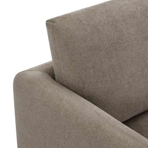 Furnhouse chaise longue bank links Maggie - Taupe - Stof - 95x290x90