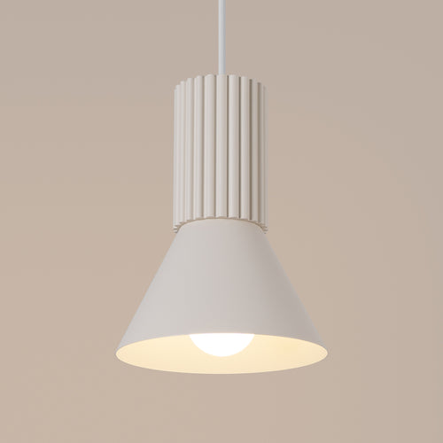 Sollux Lighting Hanglamp ESTRIA 1 beige - 14x14x120cm