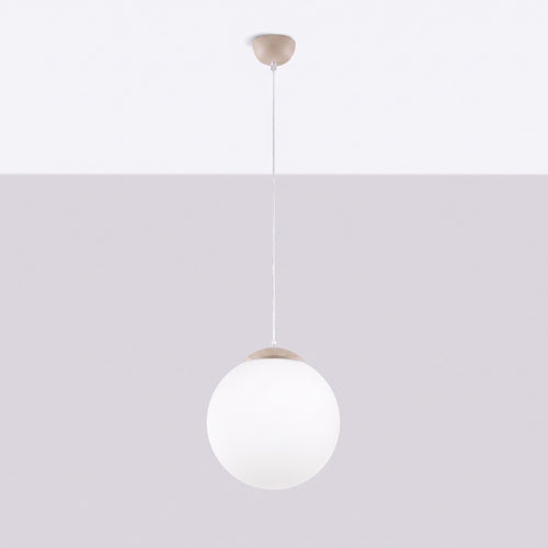 Sollux Lighting Hanglamp UGO 30 taupe - 30x30x120cm