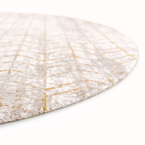 Louis De Poortere vloerkleed Central Yellow - beige - 140x140cm - vtwonen shop