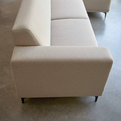 Tikamoon Hoekbank rechts in ecru stof 300 x 150 cm - Beige - vtwonen shop