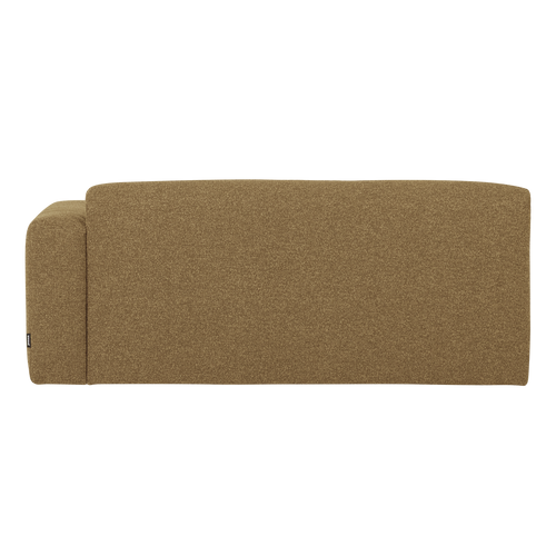 WOOOD 2-zits bank arm rechts Mojo Base - Bouclé - Geel/Bruin - 74x185x97