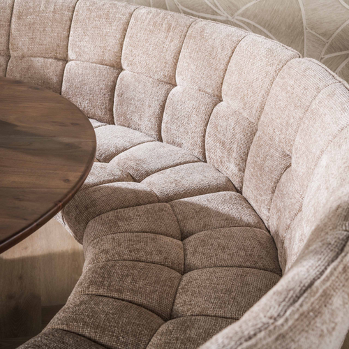 Hoyz Collection - eetkamerbank Rova - Beige - 190x245x81 cm