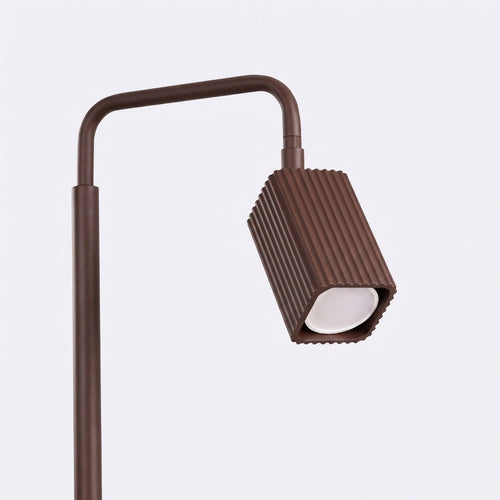 Sollux Lighting Vloerlamp RAYO 1 bruin - 30x30x160cm