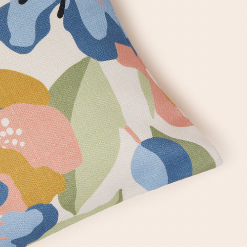 Madura Kussenovertrek Adelise ecru en blauwachtig 40x40 cm