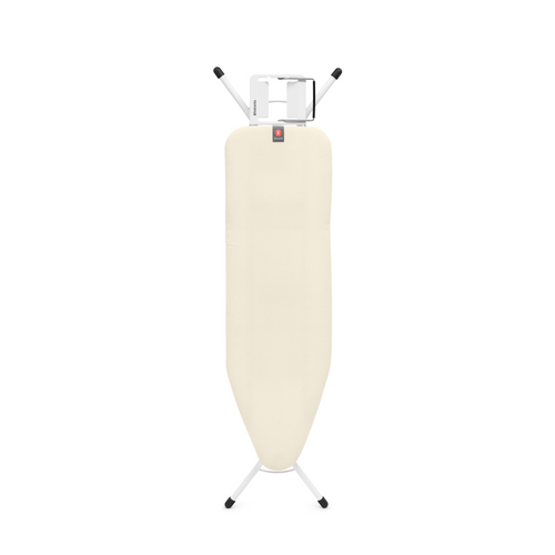 Brabantia Strijkplank B, 124x38 cm, strijkerhouder - Ecru