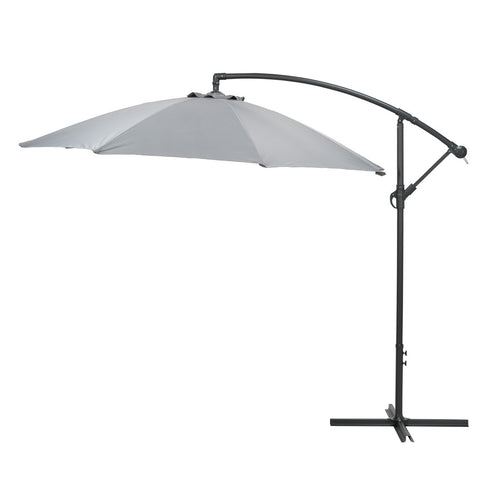 Garden Impressions zweefparasol Athene licht grijs - Ø300 cm - vtwonen shop