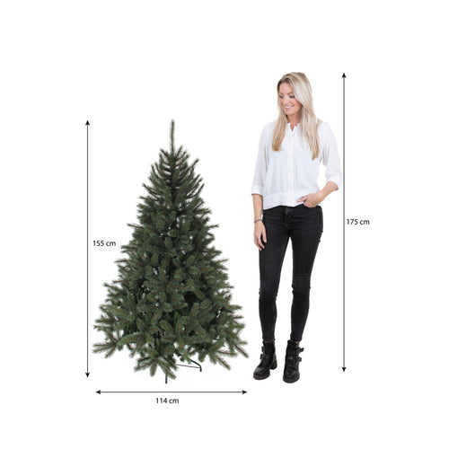 Black Box Trees Toronto Deluxe Kunstkerstboom - Kunst Kerstboom - H155 x Ø114 cm - Groen