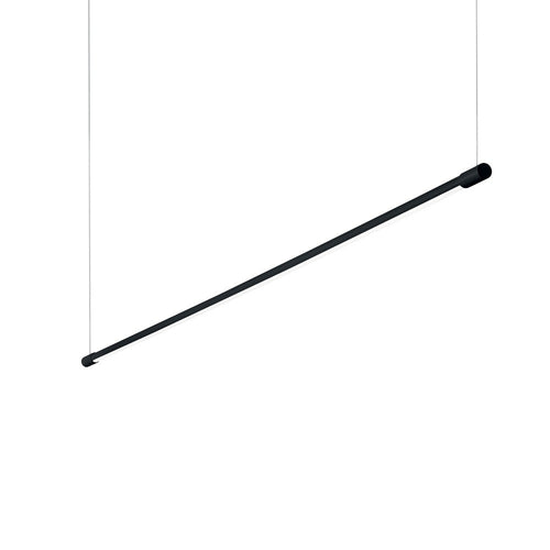 LED decoratieve lineaire geïntegreerde hanglamp zwart, 3000K