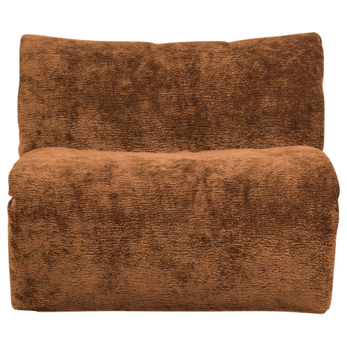 WOOOD 1-zits element Baggy - 3D Chenille - Middenbruin - 81x91x101