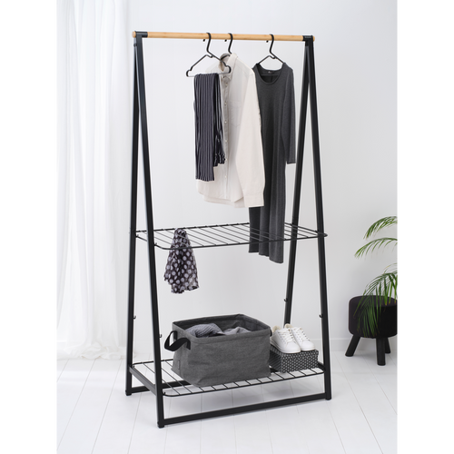 Brabantia Wasmand Opvouwbaar - 35L - pepper black - vtwonen shop