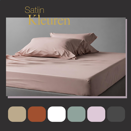 Ten Cate premium - hoeslaken - 180x200 - 100% katoen satijn - roze - vtwonen shop