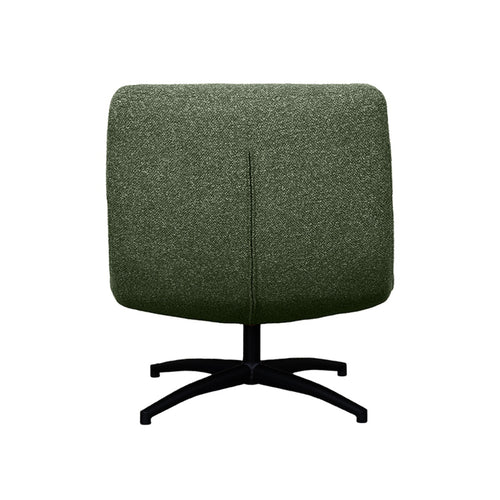 LABEL51 Fauteuil Calix - Donkergroen Bouclé - Draaibaar - vtwonen shop