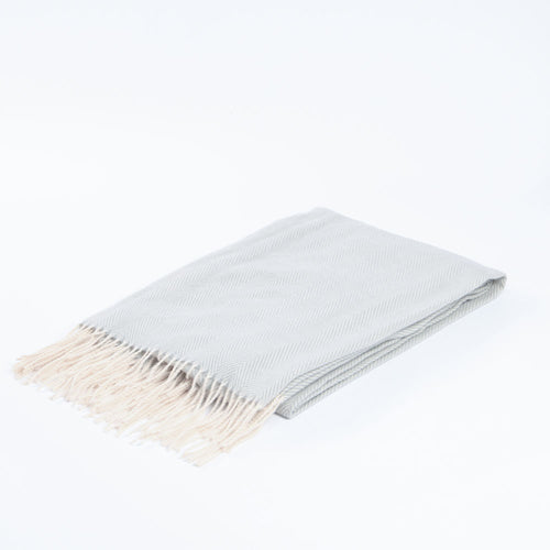 Home Deluxe plaid Mila - Polyester - Grijs -140x200cm