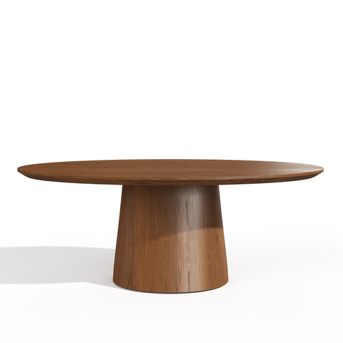 Premium Interiors - Eettafel BOSCA - multiplex licht walnoot 200cm