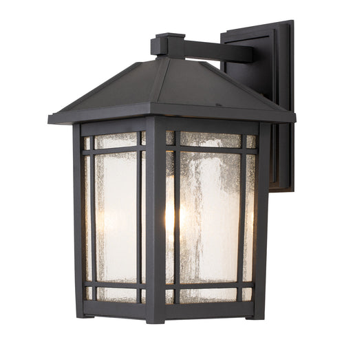 Elstead Quoizel Cedar Outdoor Wandlantaarn Zwart, IP44