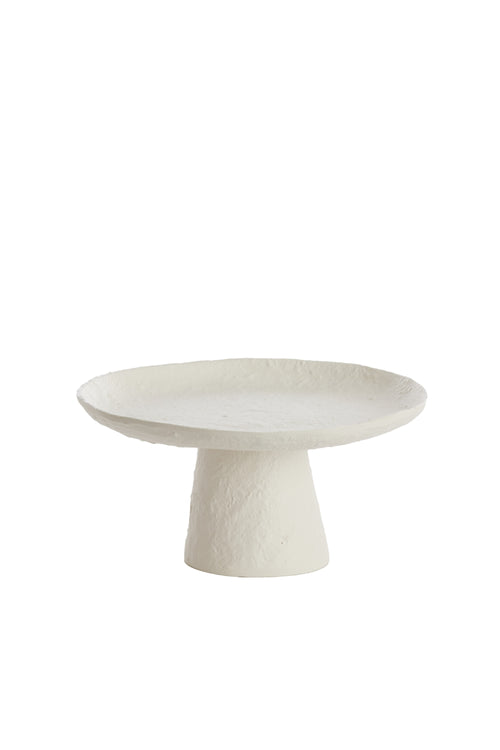 Light & Living decoratie schaal  - wit - 24.5x24.5x12 cm
