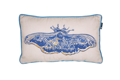 Beddinghouse x Van Gogh Museum decoratiekussen Paon de Bonne Nuit - 30x50 cm - blauw - vtwonen shop