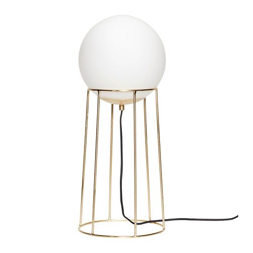 Hübsch lamp Balance - glas/ijzer - ø25xh60cm, e27/40w