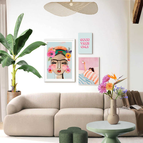 Reinders schilderijen set Matisse met zeeuitzicht - 70x50cm