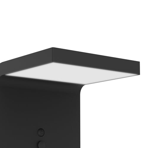 EGLO solar wandlamp buiten Spiante - led - 14 cm - zwart/wit - vtwonen shop