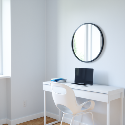 Umbra Hub decoratieve ronde muurspiegel - vtwonen shop