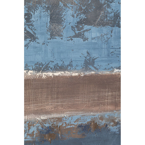 Kare Design Schilderij Silence 120x120cm blauw - vtwonen shop