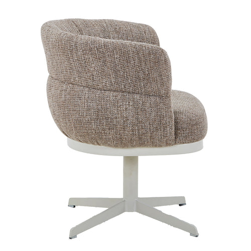 DÉJA Living Eetkamerstoel Maribel - Taupe/Beige - Draaibaar - vtwonen shop