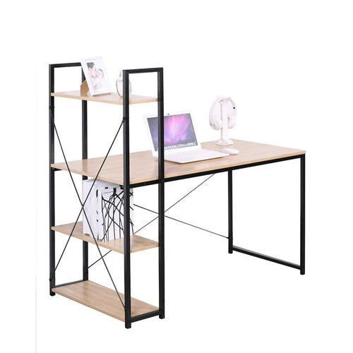 Calicosy - Bureau B120cm met 4 planken - 60x120x120 cm
