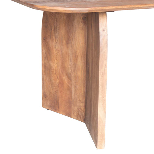 Giga Meubel Eettafel Dalarna - Deens Ovaal Donkerbruin Hout - 240x100x76cm - vtwonen shop
