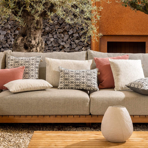 JULIO - kussenhoes outdoor 30x50 cm - waterafstotend - Old Rose - roze