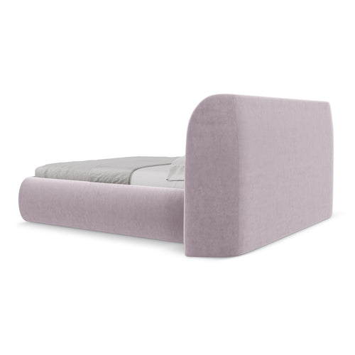 LaMiaSofa Bed met opbergruimte Trieste - velours - lavendel - 230x215x110