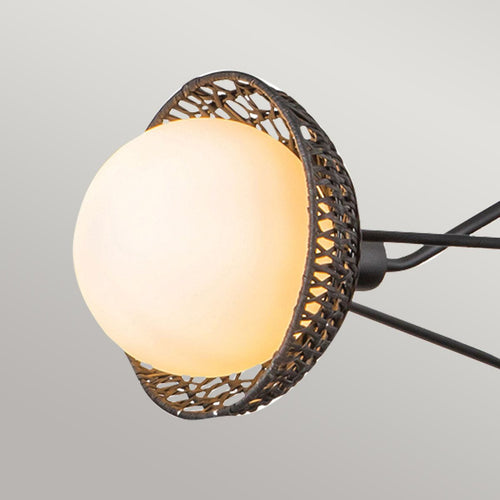 Pendelleuchte Deckenleuchte Modern Matt Schwarz 3x E14