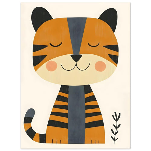 Artfulprints  Kleine tijger   poster 30x40 cm - vtwonen shop