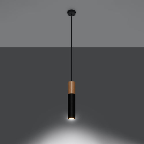 Sollux Lighting Hanglamp PABLO zwart - 8x8x105cm