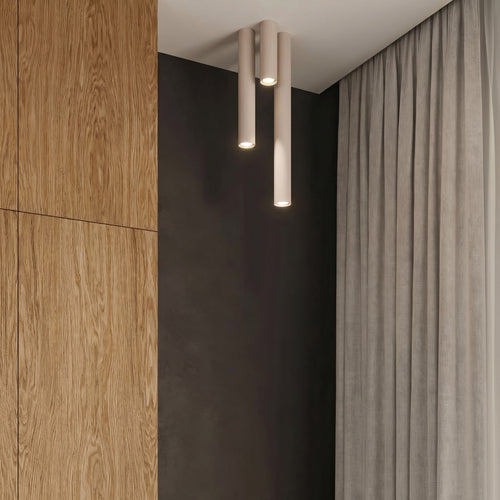 Sollux Lighting Plafondlamp LAGOS 10 beige - 6x6x10cm
