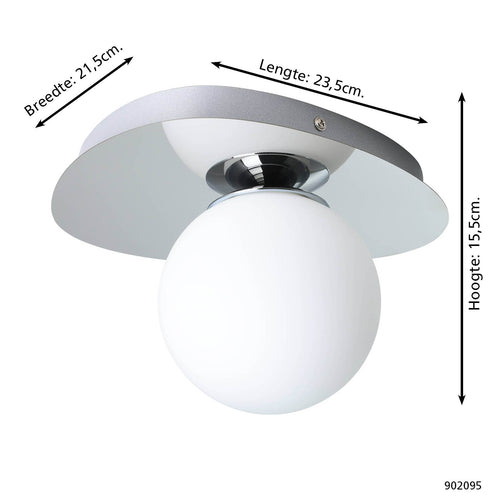 EGLO wandlamp Castrovido - badkamer - chroom