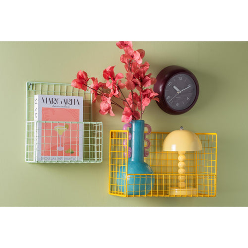 Karlsson wandklok Slope - paars - Ø20cm - vtwonen shop