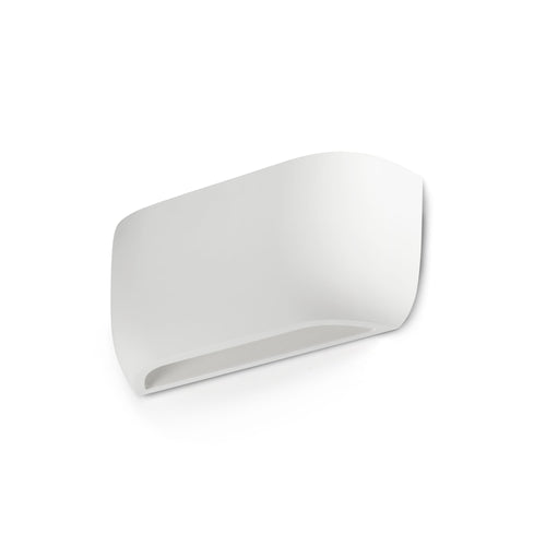 Faro Kappu Gips Wandlamp Wit 2x E14