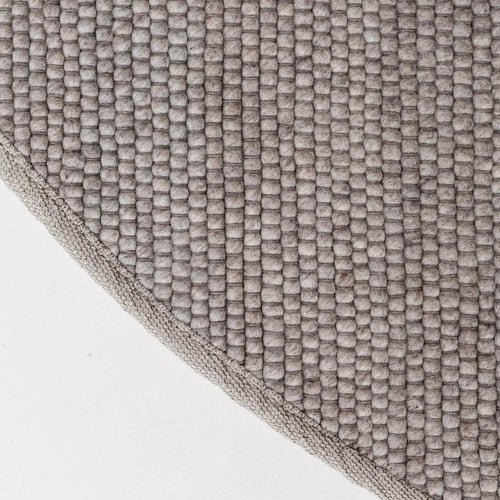 Interieur05 Rond Wollen Vloerkleed Grijs/Beige Vik - 240 x 240 cm - vtwonen shop