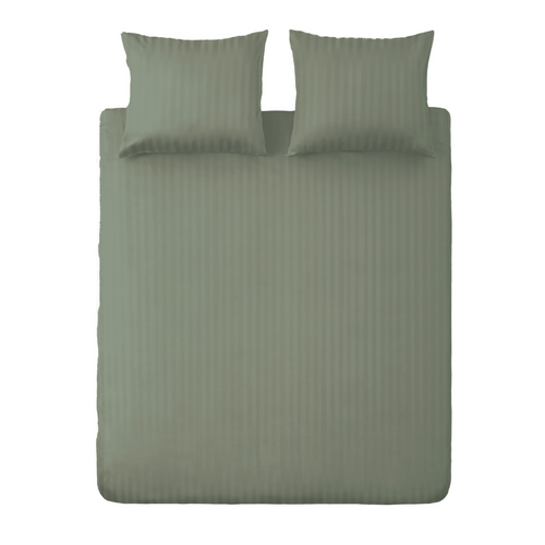 Ten Cate dekbedovertrek - 100% katoensatijn - groen - 140x200/220 - vtwonen shop