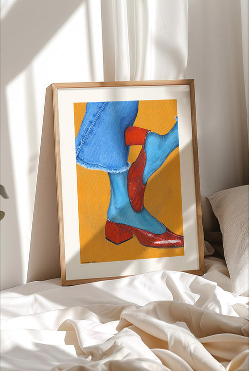 Roxanne - Red Heels - PSTR studio Kunst Poster - vtwonen shop