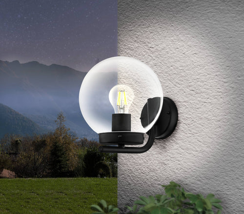 EGLO wandlamp buiten Taverna - e27 - 20 cm - zwart