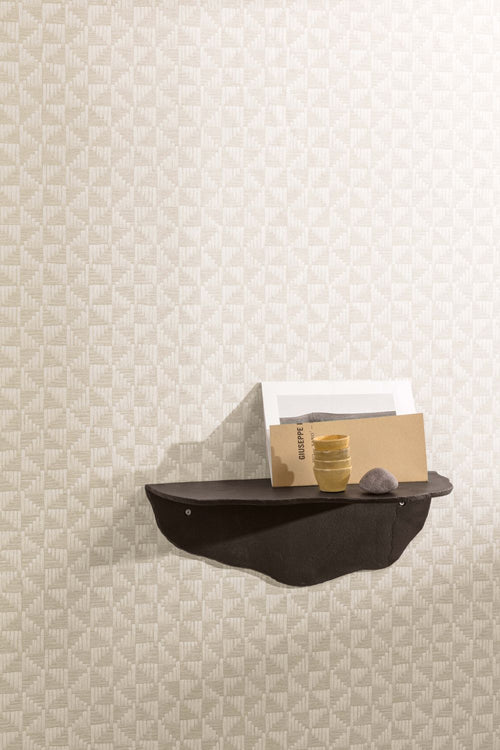 Masureel behang geometrische vormen beige - 53 cm x 10.05 m - 632098 - vtwonen shop