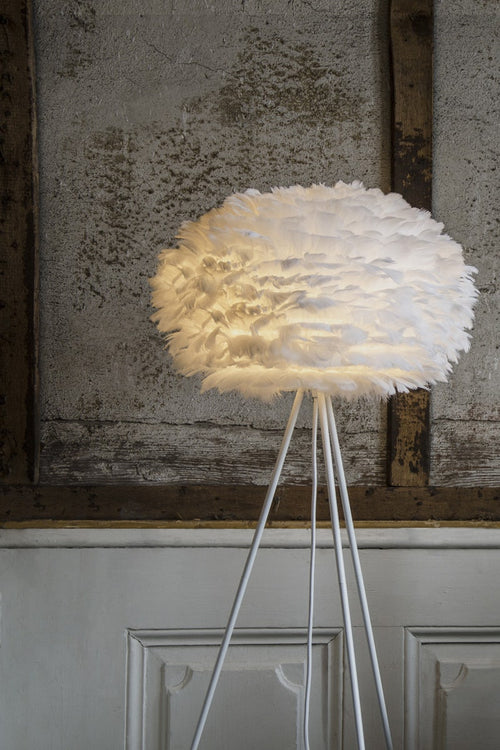 Umage Eos Medium vloerlamp white - met tripod wit - Ø 45 cm - vtwonen shop