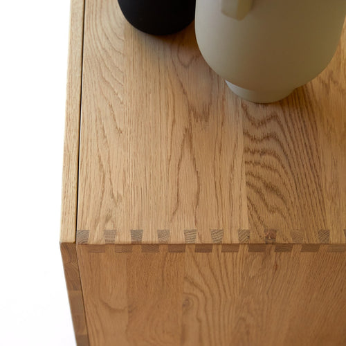 Tikamoon Massief eikenhouten buffet 185 cm - Naturel